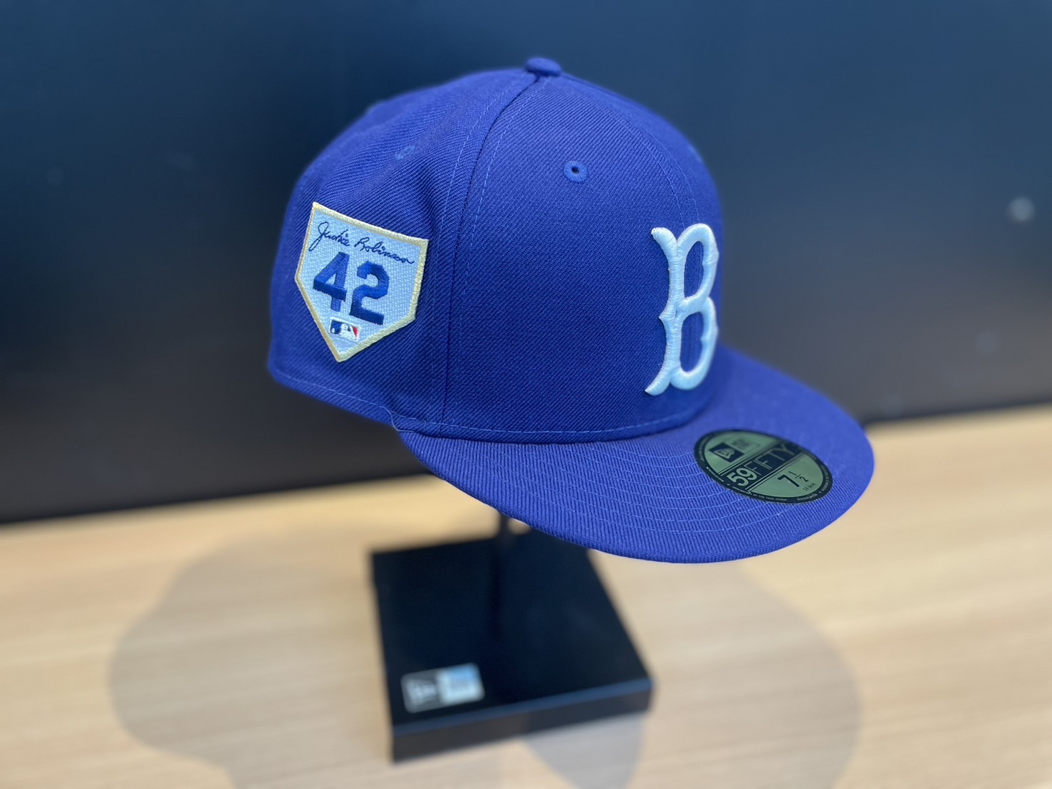激レア試合会場配布 【LA Dodgers】ジャッキー ロビンソン デーキャップ NEW ERA BROOKLYN DODGERS - 59FIFTY MLB Jackie Robinson Day