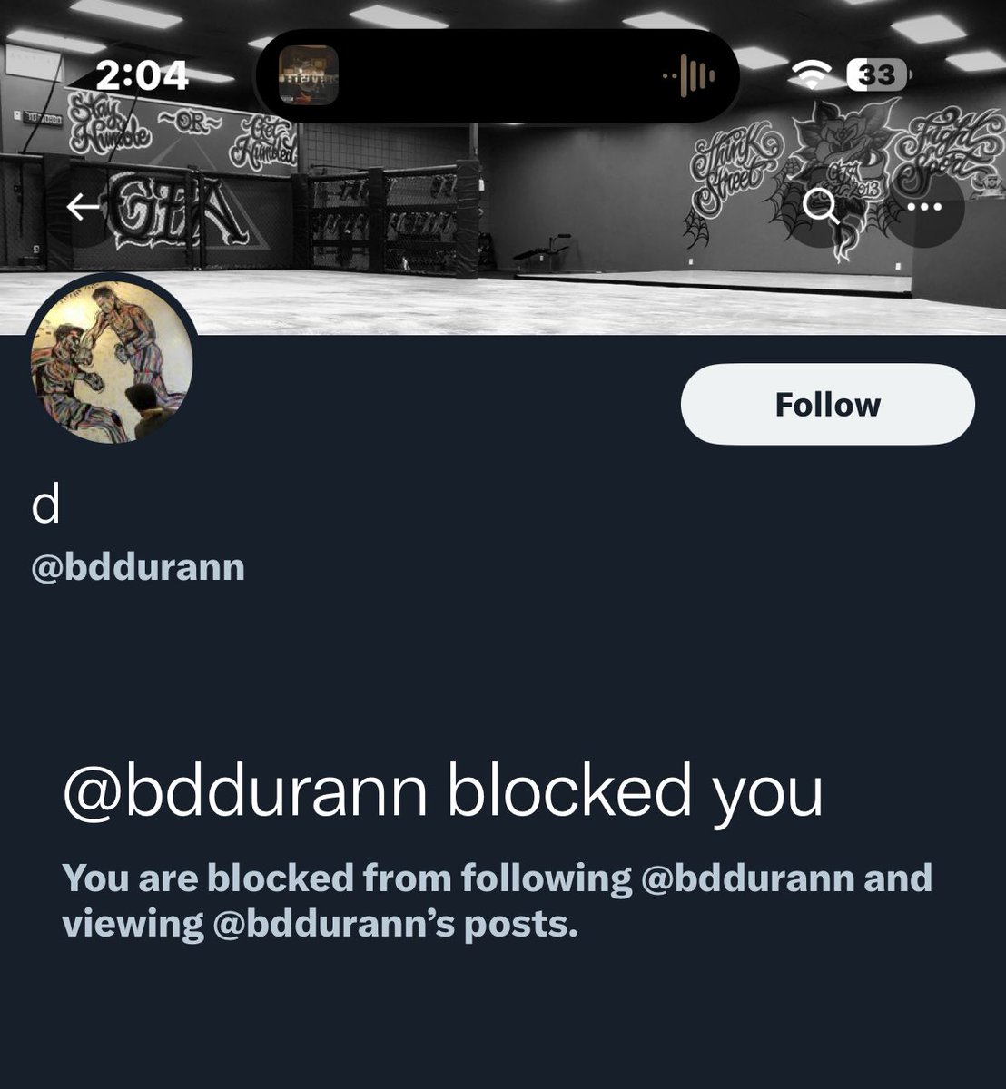ablisfy's tweet photo. @mmagonewild @bddurann What happened you bum 🤣🤣🤣 &amp; you blocked me like a lil pus @bddurann 🤣🤣 https://t.co/A8SNc1AX23
