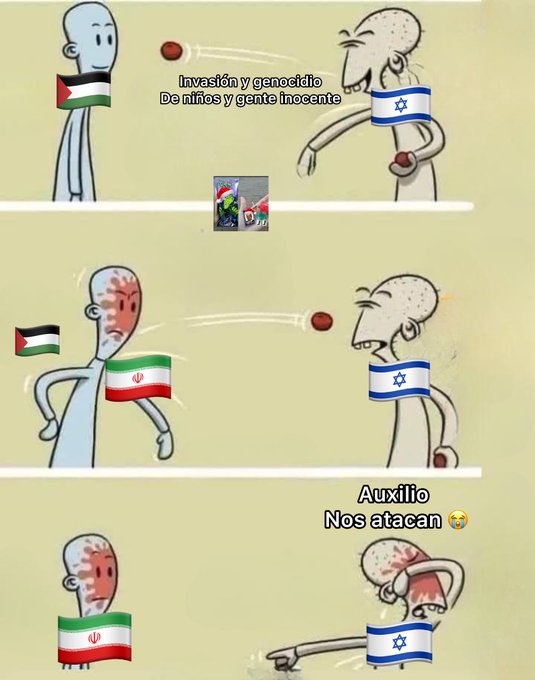 _Gafas_y_reloj_'s tweet photo. Israel destruye y ataca impunemente un país.
El país reacciona.
Israel es la víctima y el país el agresor.
Israel recibe el apoyo internacional y sigue destruyendo y atacando impunemente.
Más países reaccionan.
Israel sigue siendo la víctima y esos países los agresores.

Cansa. https://t.co/5TC4slXgse