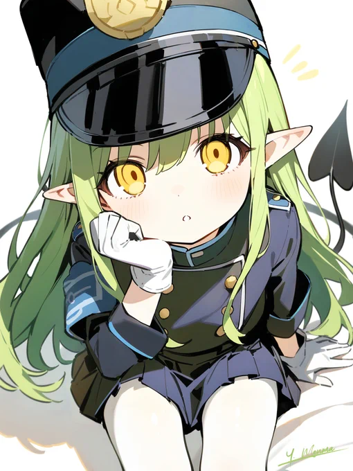 じろじろみすぎー。#橘ヒカリ #シュポガキ #ブルアカ 