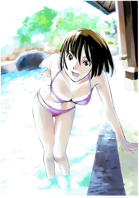 恥ずかしくて目も当てられないけど15〜20年ほど前に描いた#過去絵を初心を忘れないために貼る発掘シリーズ第2弾です!今回はデジタル絵でまとめてみました!とにかく色の使い方を意識して練習してましたー!!#足の裏#水着#メガネ女子#アリス 