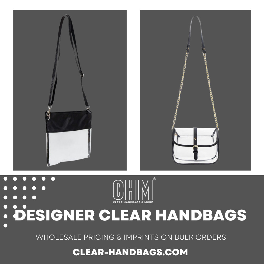 Designer Clear Handbags
Wholesale pricing available on orders of 50+ units 
clear-handbags.com/collections/de…
#clearplasticlunchbags #clearbagsforwomen #clearbagsforwork #cleardesignerpurse #transparentbag #designerclearhandbags #seethrupurse #wholesaleclearbags #stadiumbag #clearpurses