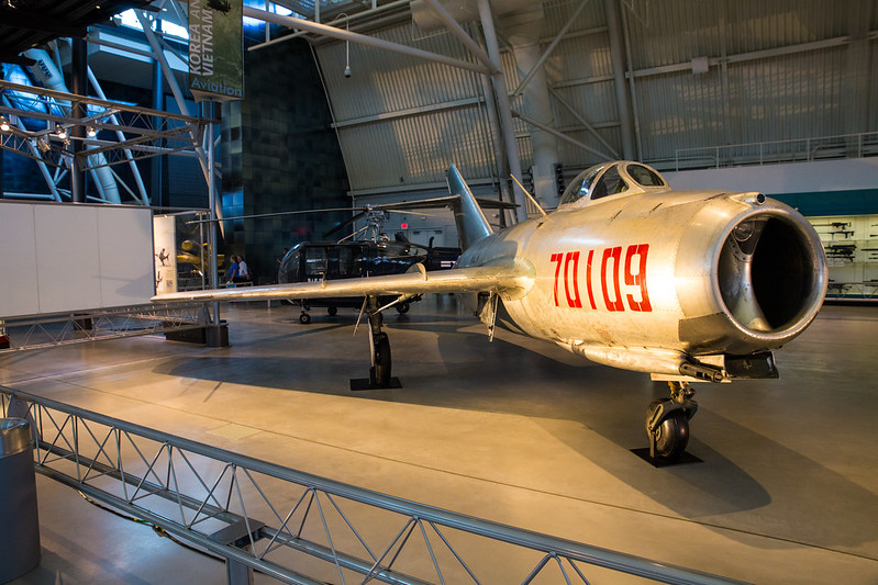 Mikoyan-Gurevich MiG-15               #republicf105thunderchief #smithsonian #vietnamwar #advancedtrainer #highlight #jetfighter #sovietunion #stevenfudvarhazycenter #sweptwings #trainer #transonicspeeds (Flickr 08.07.2016) flickr.com/photos/7489441…