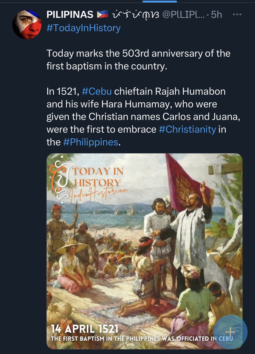 The audacity to comment like this on my tweet. Yet, he/she tweeted a post of #TodayInHistory without the proper citation to the original author, @indiohistorian. 

Magnanakaw talaga? Lol. ✌️👊