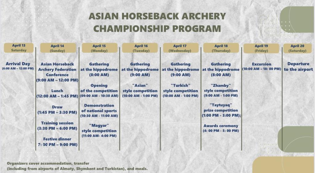 Delegasi Indonesian Horseback Archery di Shymkent #Kazakhstan dan saat ini lagi conference press event sekaligus pembentukan BoD Asian Horseback Archery Federation.(14/04) ~ #DubesRIKazakhstanTajikistan #DiplomasiSastra #DiplomasiBudaya #IniDiplomasi #RintisKemajuan…