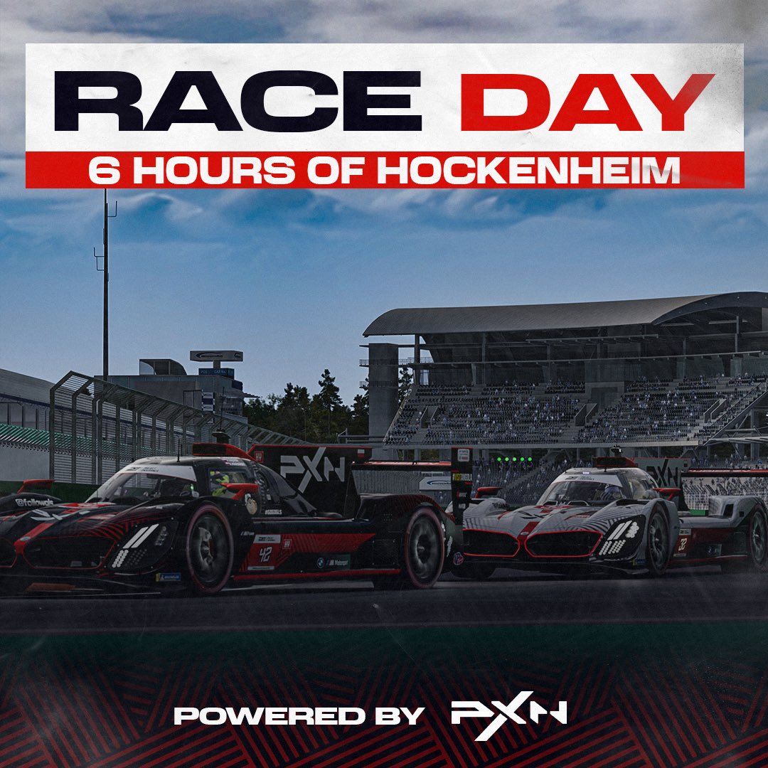 WeDriveSN's tweet photo. Race Day! After a rather good qualification by us, #42 starts from P4 and #32 starts from P8. Good luck guys! #pxn #Simracing #projectendurance https://t.co/zTx0WwSLwd