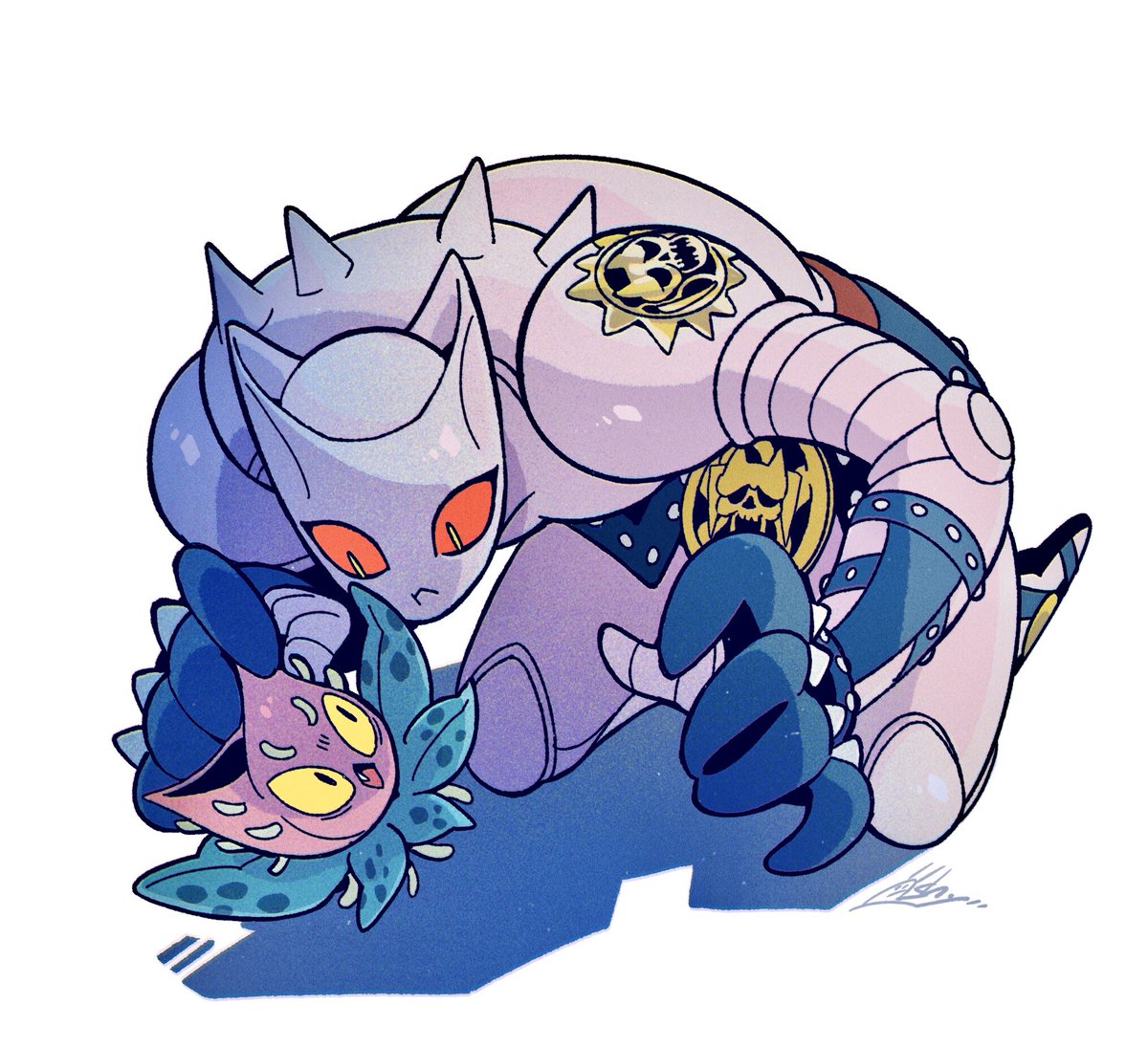 ジョジョ「#一次創作作家のファンアートこれはジョジョのFA 」|かねこ鮭🧸GW個展🧸のイラスト