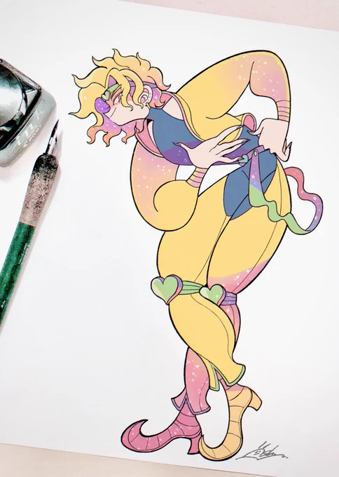 #一次創作作家のファンアートこれはジョジョのFA 