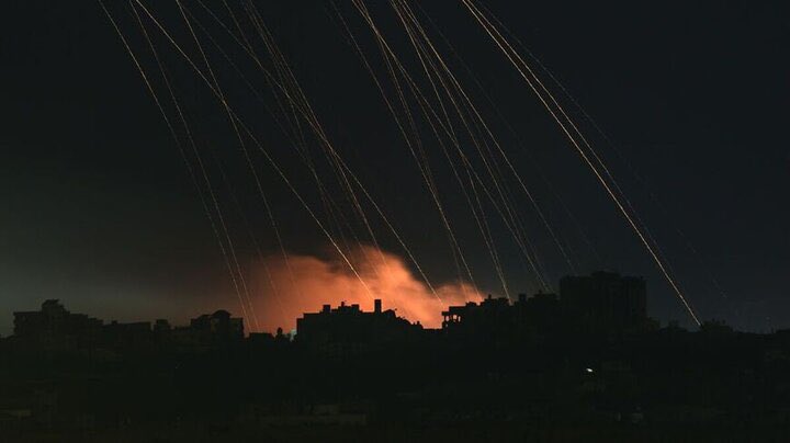 DD_Geopolitics's tweet photo. 🇮🇷 Israeli sources have confirmed that Iran has hit Nevatim Air Base in the south of occupied Palestine with 15 missiles early on Sunday.

Sources reported that following this attack, this base was severely damaged and is now inoperable.

Nevatim air base is located in the south of the occupied territories in the Negev desert region and near the city of Be'er Sheva which is the main base of the F-35 fighters of the regime.

The IRGC Air Force had practiced a missile attack on a simulated example of this air base last year. This base is about 1100 km away from the western borders of Iran.