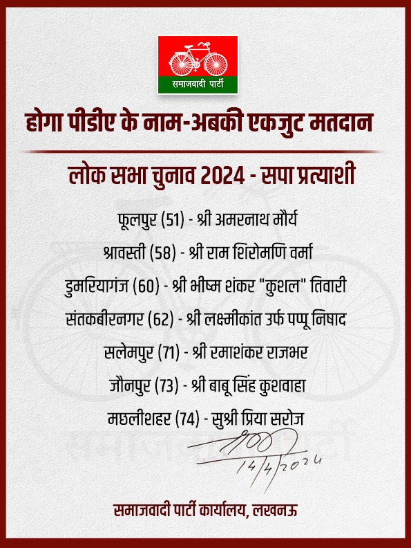imArif443's tweet photo. बेसब्री से इंतजार था कि सन्त कबीर नगर लोकसभा सीट पर @samajwadiparty का प्रत्याशी कौन होगा

इंतजार की घड़ी खत्म। https://t.co/QTOZQhN8a4