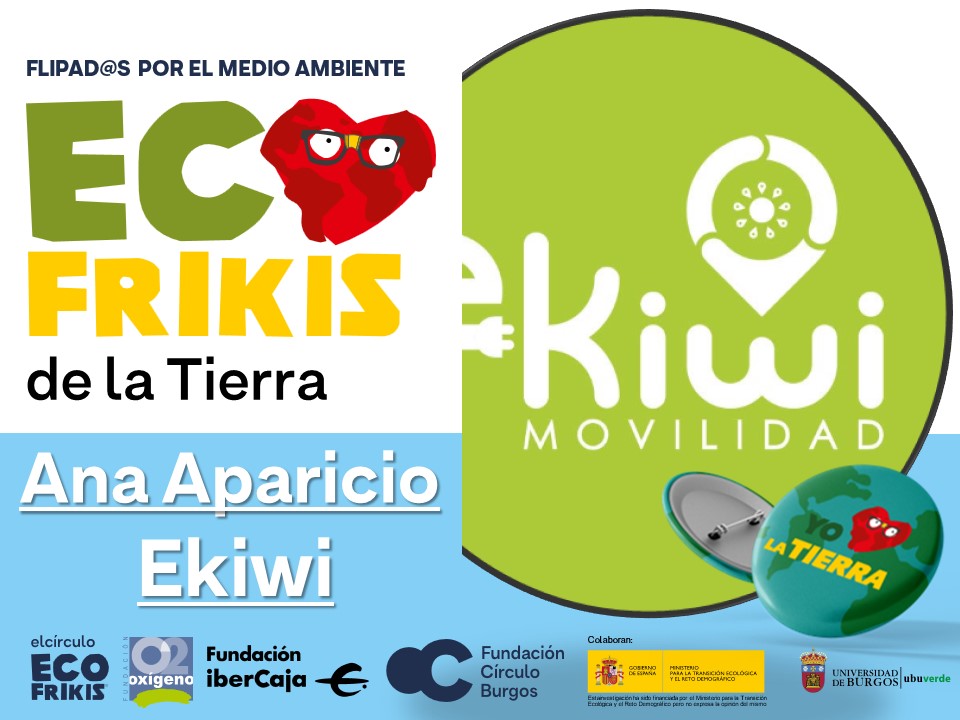 #Ecofrikis La movilidad del futuro es @ekiwimovilidad un concepto diferente, útil, necesario y cooperativo de moverte por las ciudades y cerca. Conócelo este viernes 19 de abril en la Gala ¡¡Mejorando la tierra!! @ecofrikis @FCirculoBurgos @FundIbercaja @mitecogob @UbuVerde