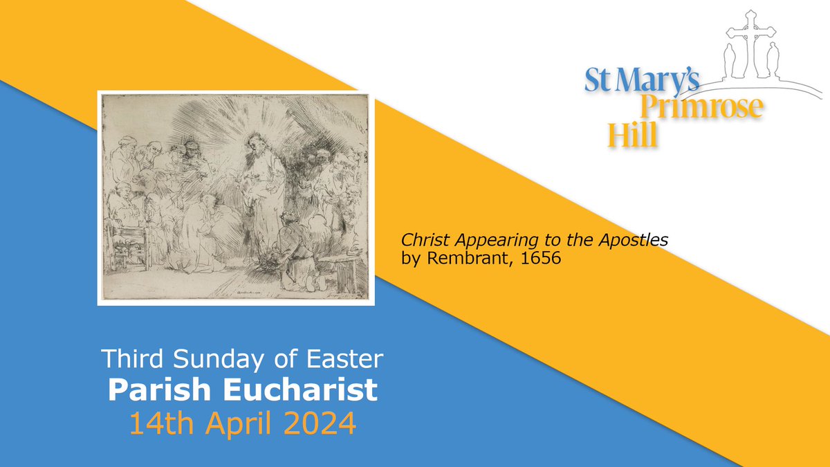 St Mary's Primrose Hill: Third Sunday of Easter, WEB LINK - mailchi.mp/smvph/st-mary-…