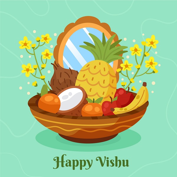 A very happy Vishu to all those marking in Kerala and around the world! #HappyVishu #Vishu Hoping this will bring you all good fortune and much personal happiness over the year! pic: Freepik.com