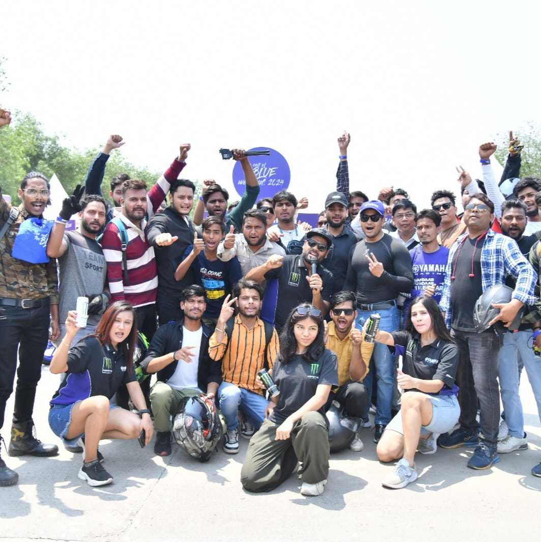 India_Yamaha's tweet photo. Thank you, Lucknow, for joining us for an unforgettable weekend of fun
#Yamaha #CallOfTheBlueWeekend #YamahaMotorIndia #YamahaRacing #COTBLucknow https://t.co/cXN1W54Cfx
