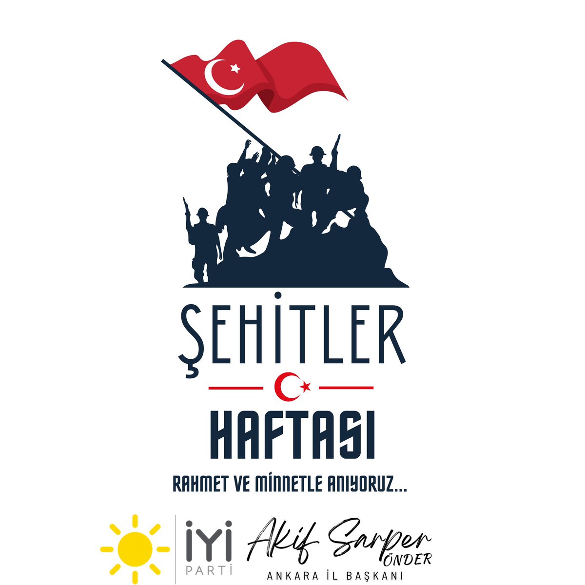 Vatan uğruna, gözlerini kırpmadan canlarını feda eden tüm şehitlerimizi saygı, rahmet ve minnetle anıyoruz. Ruhları şad olsun. #ŞehitlerHaftası 🇹🇷