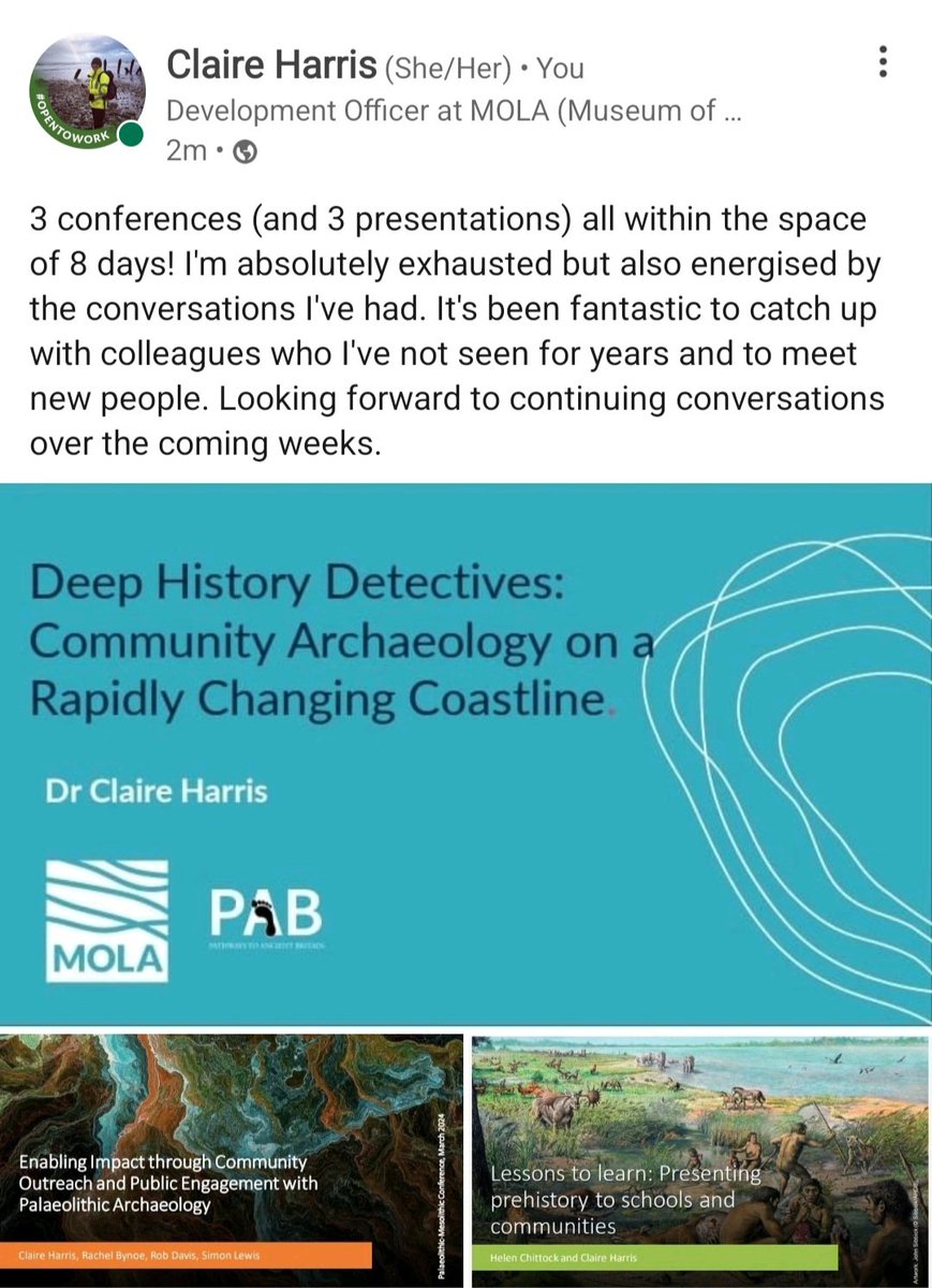 Dr_ClaireH's tweet photo. And breathe!
#CommunityArchaeology #palaeolithic #DeepHistoryDetectives #PrecariousAcademic https://t.co/s182cdoycl