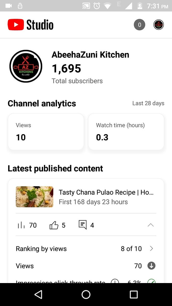 cryptodiv's tweet photo. During Transfer my Channel "AbeehaZuni Kitchen" to an other id. 2year old channel disappear and Not showing all Videos, Subscriber 1606 . Now Its Show  0 Subs, 0video why ?  Plz Help  @TeamYouTube
Chanel ID:  srshrq@gmail.com https://t.co/AQ1eGIdhUj