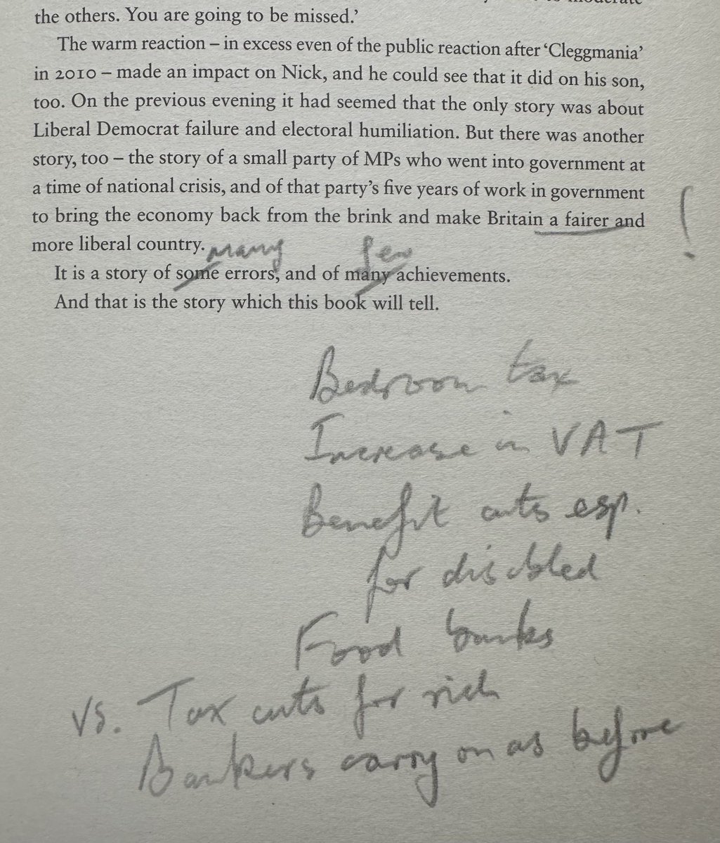 A copy of David Laws’s memoirs in a second-hand bookstore suggests previous owner was not a LibDem supporter…