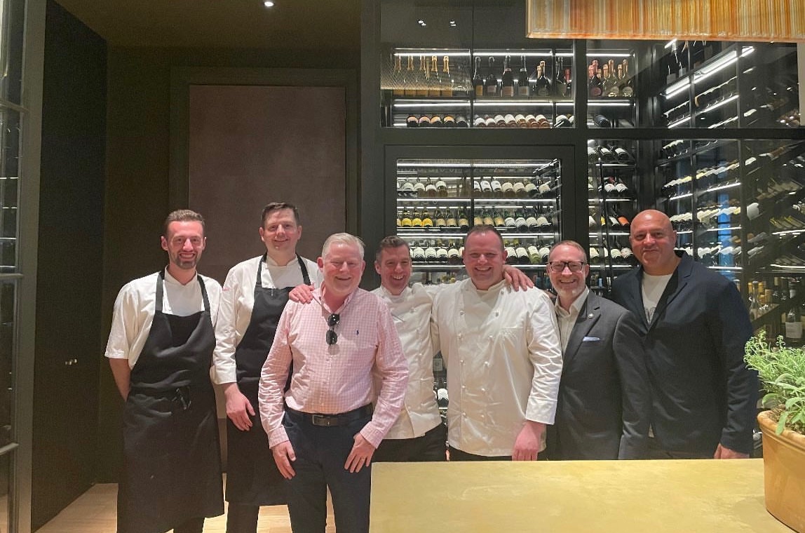 A great honour to cook last Monday with <a href="/ChefSmith1987/">Adam Smith</a>  <a href="/SteveDrakeFood/">Steve Drake</a> and the incredible team <a href="/CoworthParkUK/">Coworth Park</a> for 40th Anniversary <a href="/RouxScholarship/">Roux Scholarship</a> 
Congratulations to Karol Ploch the newest member of the family.
<a href="/_TFL_/">The French Laundry</a>  <a href="/RouxWaterside/">The Waterside Inn</a>    <a href="/MichelinGuideUK/">The MICHELIN Guide</a> <a href="/michelrouxjr/">Michel Roux Jr</a>