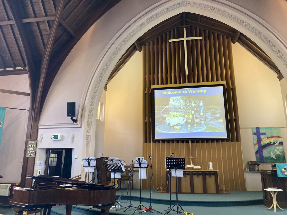 Good morning and welcome! Today’s service will be led by the worship band, come and join us!