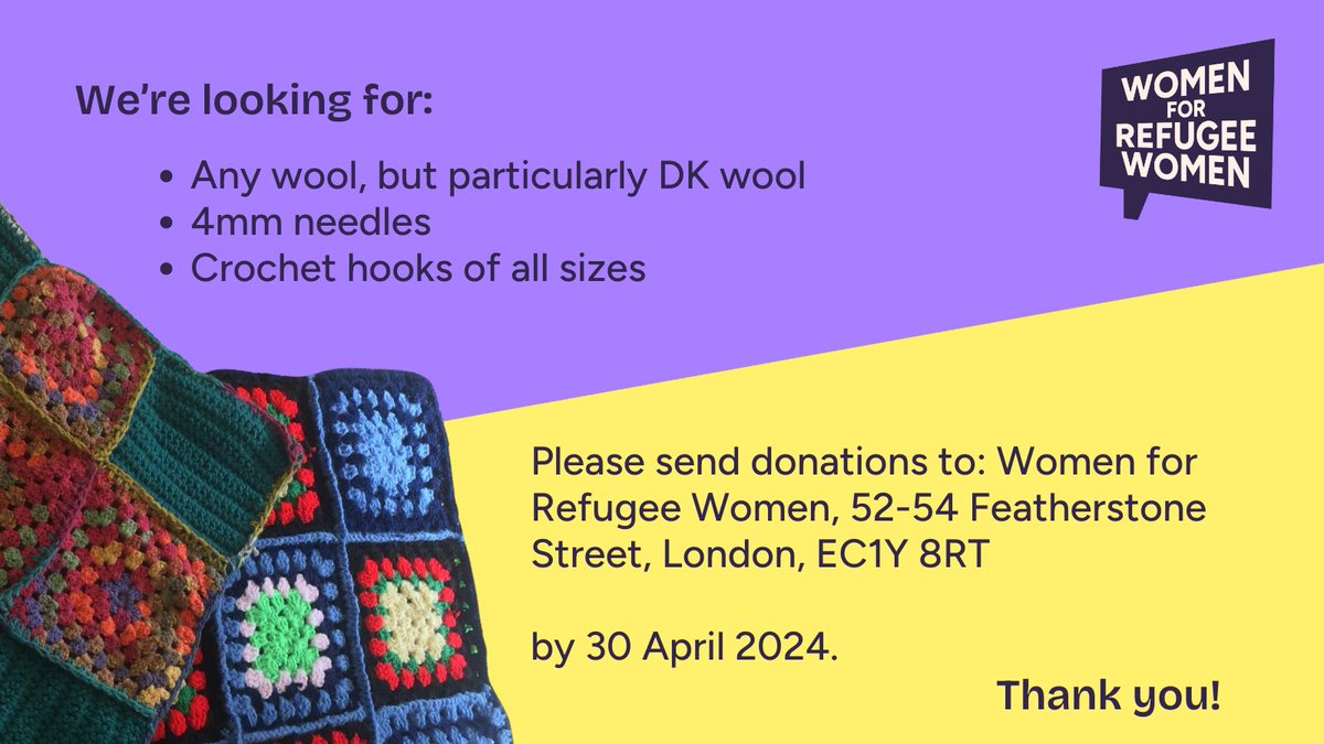 🧶'First, I met new friends. I relearnt how to knit again. I made something I’m happy with. I forget my stress when I knit.' Can you help? Our knitters are running out of wool! Any donations of wool would be HUGELY appreciated💞