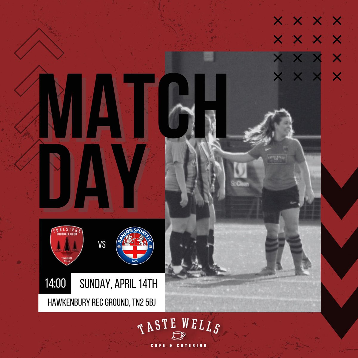 We welcome @DansonSportsFC  today in our latest @SECWFLnews league fixture which should be another great game. 
Your support is always appreciated and hope you can cheer the ladies on today.
#fozzies🟥⬛️ 
@twforesters