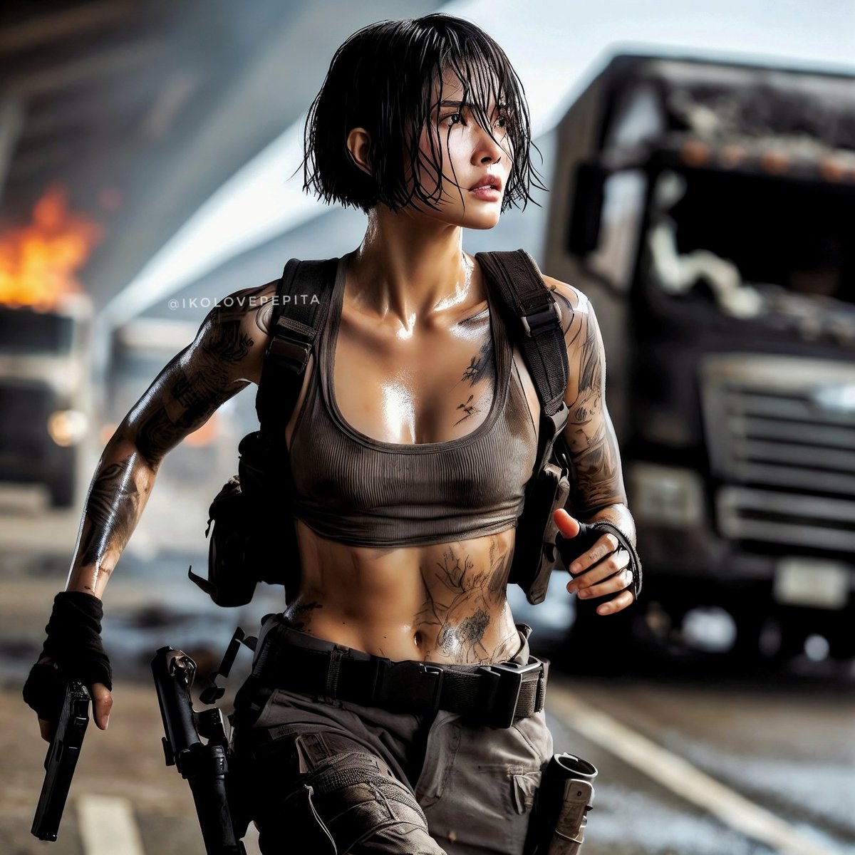 Ikolovepepita's tweet image. An analysis of the statistics for episodes from season 3 of #NightCitysChronicles reveals, unsurprisingly, a predominance of #superficiality on 𝕏. 

It's clear that captivating images, particularly those depicting a 'badass' woman in perilous situations, significantly increase