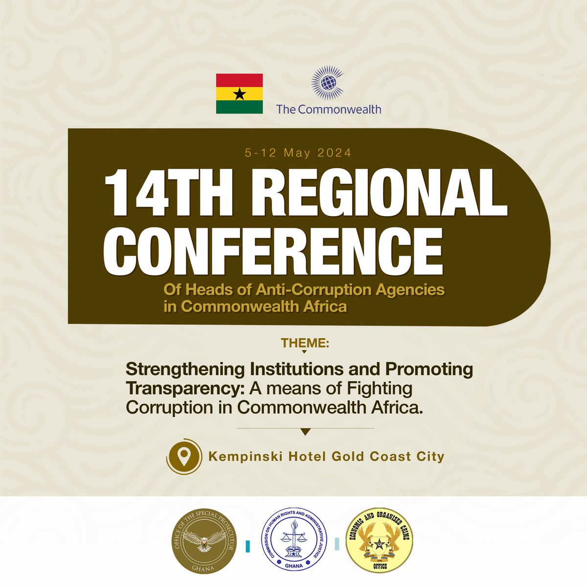 Annual Conference of Heads of Anti-Corruption Agencies to be hosted by Ghana next month. #CorruptionAffectsYouDirectly #OSP #EOCO #CHRAJ