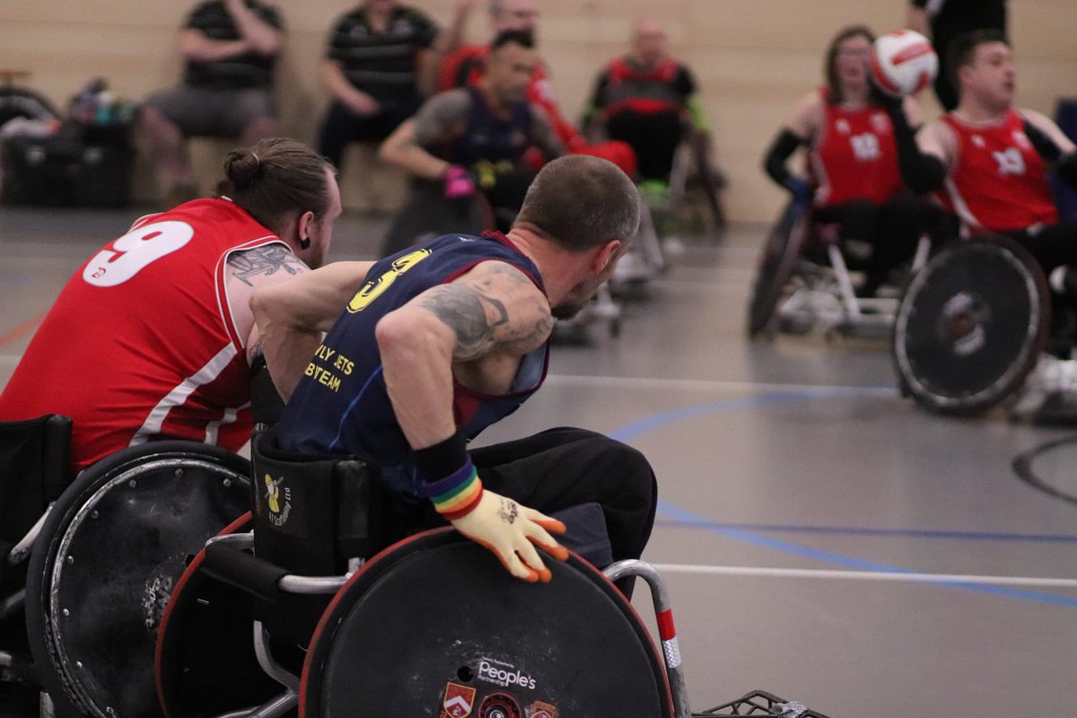 Yesterday Ospreys Wheelchair Rugby managed to win 4 out of our 5 games in Division One. A good day to start our 5s season!

📸 Julie Naylor

#wr5s #wheelchairsports  #wheelchairrugby #rugby #disabilitysport #disabilitysports