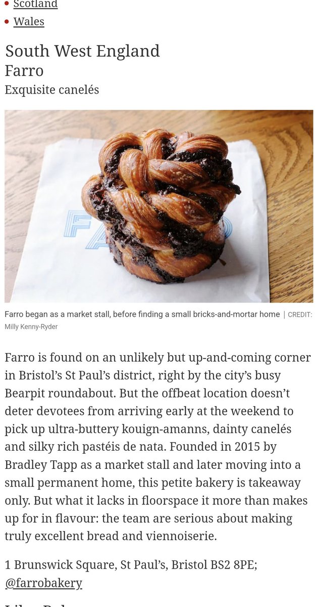 We have some excellent bakeries in Bristol (Hart's, Catley's, Loaf) but it's hard to argue with Farro.

telegraph.co.uk/food-and-drink…