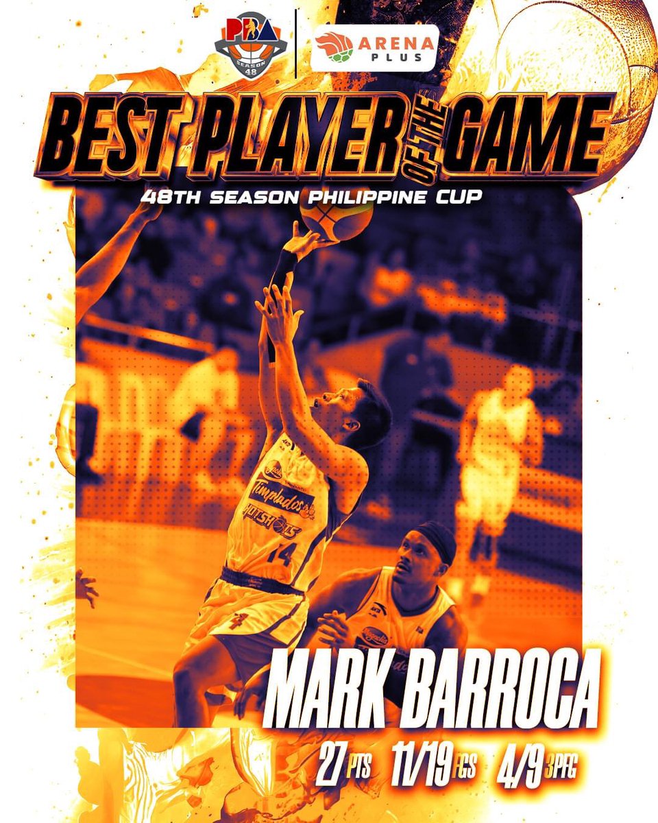 Mark Barroca is the Arena Plus BPG. #PBAAngatAngLaban #PBAS48PhilCupPHXvsMAG