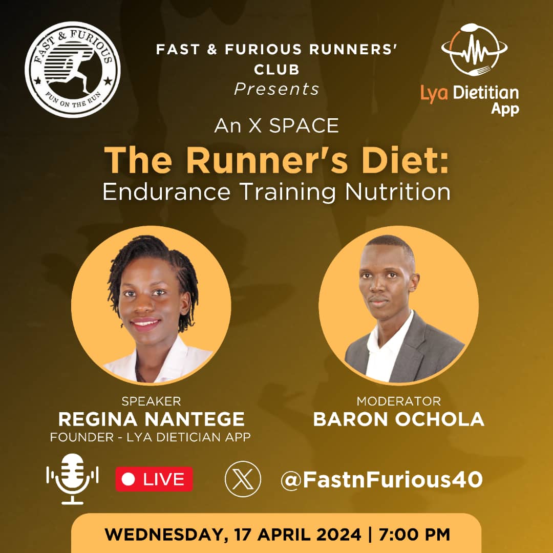 Folks, you've also probably wondered what to eat, how much & when. Join us this Wednesday, April 17th, 2024, at 7:00 pm EAT, and let's learn a thing or 2 from @regisdietitian as @baronochola moderates. @gutsybunch @teammatooke @rkabushenga @ActivateUgandaL @donakatukunda
