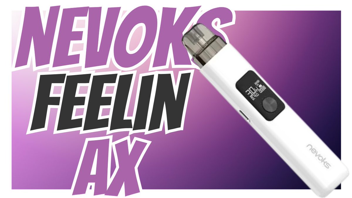 Nevoks Feelin AX : What you need to know
youtu.be/JAthiwf6u9o

#nevoks #pod #vaping #vape #uk