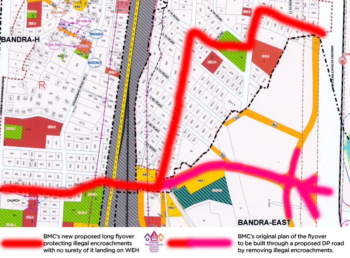 Why is @mybmc protecting illegal golibar slums & increasing cost of Khar Subway Elevated Bridge to 1200 cores ? 
Can you imagine 1200cores for a bridge connecting east to west ? Instead of demolishing illegal encroachments and building a elevated bridge from Khar West to WEH…