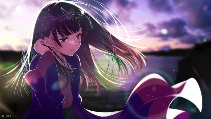 今期放送中の「夜のクラゲは泳げない」第二話のエンドカードイラスト描かせていただきましたエンドカードのお仕事はじめてなのでうれC〜〜〜推しの子と同じ動画工房で制作してますので是非ご覧になってください#ヨルクラ 
