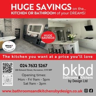 Are you looking to make improvements to your #bathroom, #kitchen or #bedrooms? Bathrooms & Kitchens By Design offer careful design, expert workmanship and prices designed to suit all budgets. Give them a call on 024 7632 5267 or read more here: buff.ly/3vQkjZK