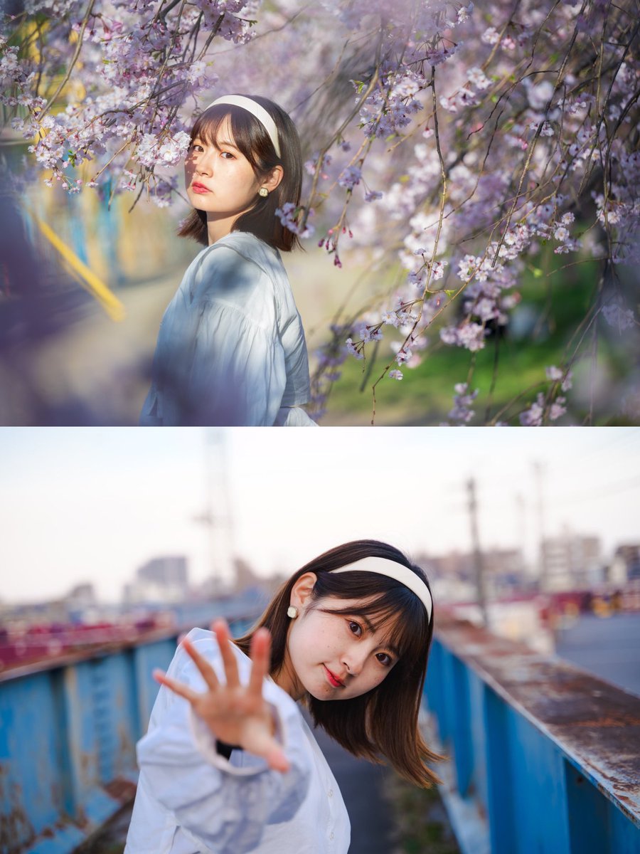 asahina_riona's tweet photo. 仙台でお散歩ポートレート🌸 https://t.co/4X8nXIcBtD