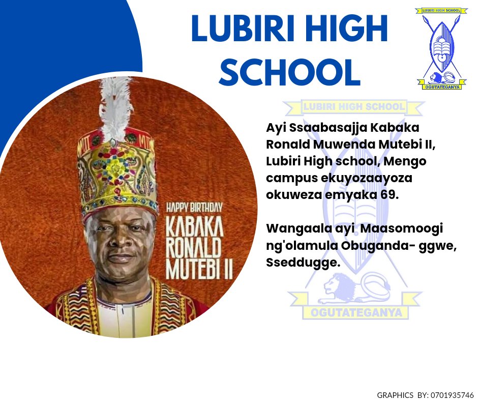 Lubiri High School tweet media