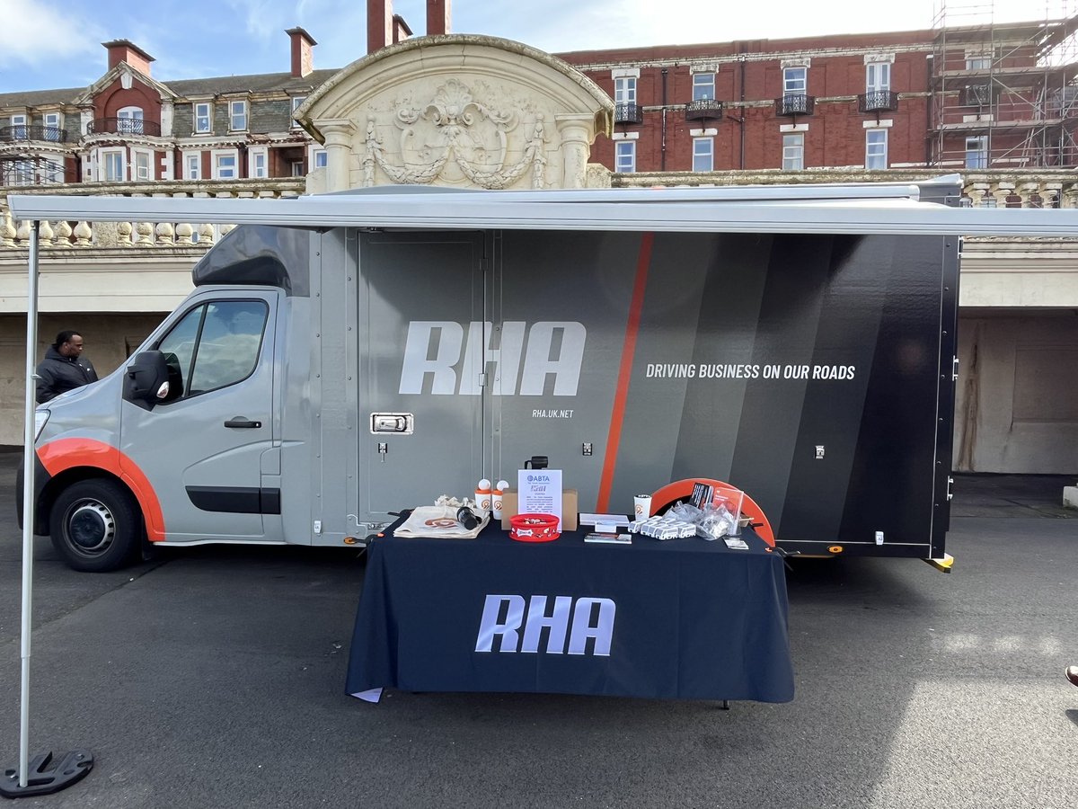 The sun is out in Blackpool, if you’re visiting the @UKCoachRally, be sure to come & say hello to Team @RHANews #UKCoachRally #Blackpool