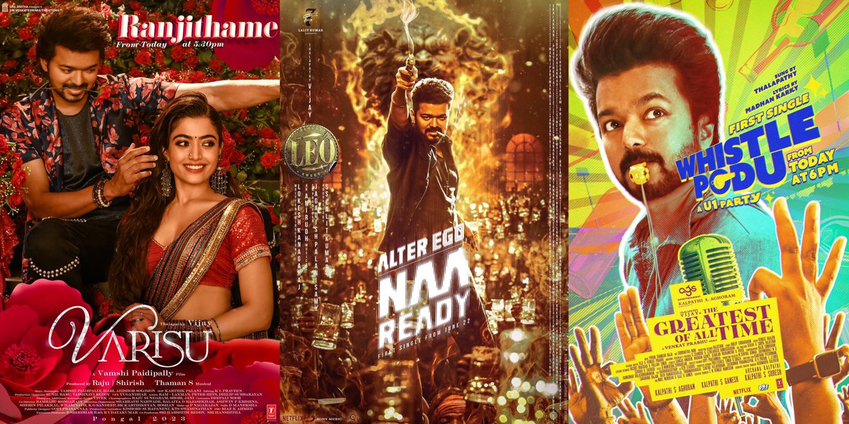 VijayFansTrends's tweet photo. Thalapathy - Thaman
Thalapathy - Anirudh

Now it’s time for Thalapathy - U1 🔥

#WhistlePodu @actorvijay https://t.co/lAo6Pm8yMe