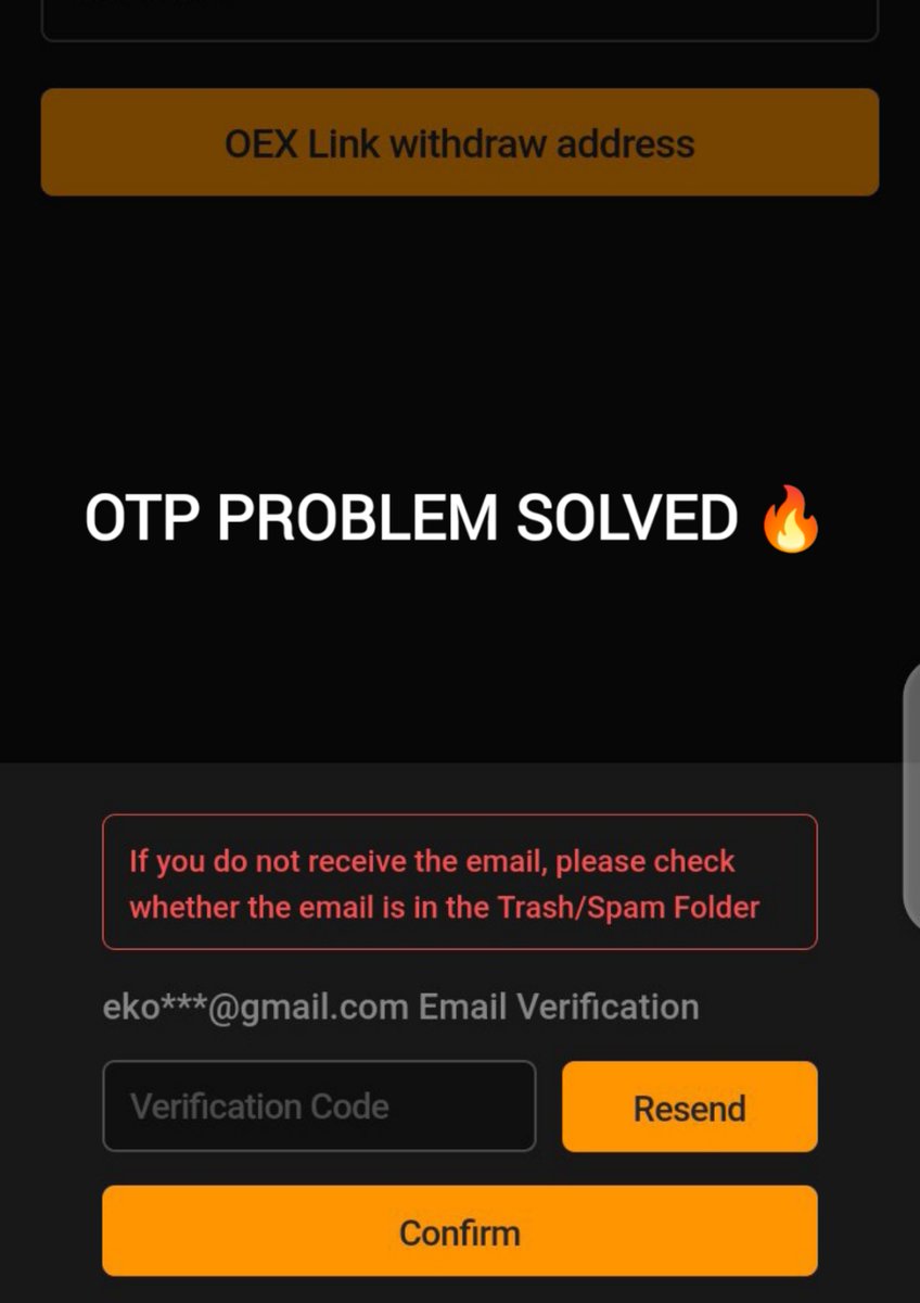 Good News 🎉 Satoshi App Email #OTP Problem Is Solved , 🎁Bind Your $OEX Withdrawal Address 🎁 Thanks to #SatoshiApp To Resolve 🔥 🎗️10K $OEX Giveaway On Listing 🎗️ Just Follow 👉@satoshi_coredao Like ❤️| Comments ✍️ This project is awesome @SenderLabs #Coretoshi #OEXApp