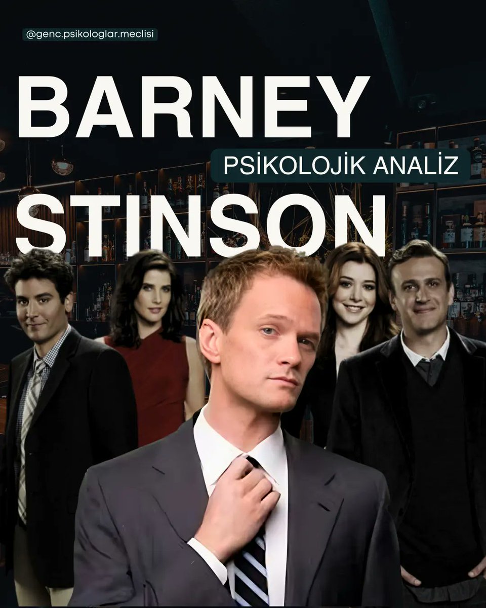 Barney Stinson Psikolojik Analiz 👆🏻 linkedin.com/posts/gencpsik…