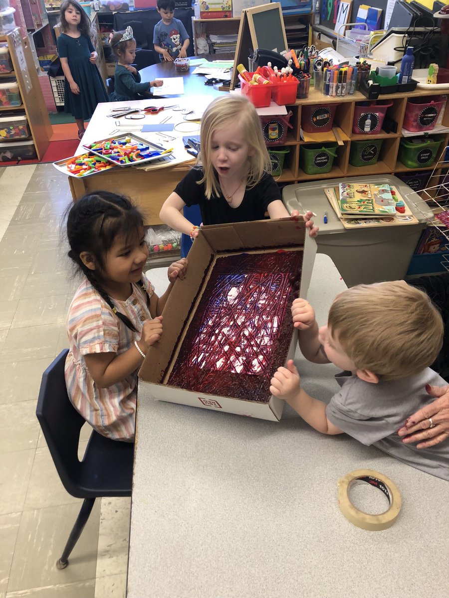 MissSharonCohen's tweet photo. More marvelous M centers… marble painting, Minnie Mouse, mommies and daddies and more magnets!@Dr_BethHoffman #thehopewellway, #HESPeech https://t.co/MM4LsdTrVr