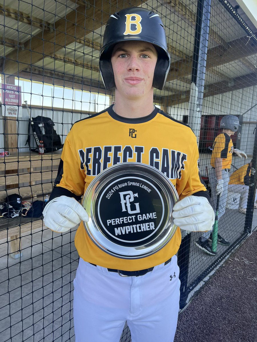 Iowa Select Baseball (@pgiaselect) on Twitter photo Another top performer from last week is Jackson Hatler. The '26 grad has been dominant for his team this spring. With a fastball sitting in the mid 80's Jackson has thrown 7 innings racking up 11 k's with hitters only hitting .160 off him.
<a href="/IowaPG/">Perfect Game Iowa</a> <a href="/PG_Uncommitted/">PG_Uncommitted</a> Another top performer from last week is Jackson Hatler. The '26 grad has been dominant for his team this spring. With a fastball sitting in the mid 80's Jackson has thrown 7 innings racking up 11 k's with hitters only hitting .160 off him.
<a href="/IowaPG/">Perfect Game Iowa</a> <a href="/PG_Uncommitted/">PG_Uncommitted</a>