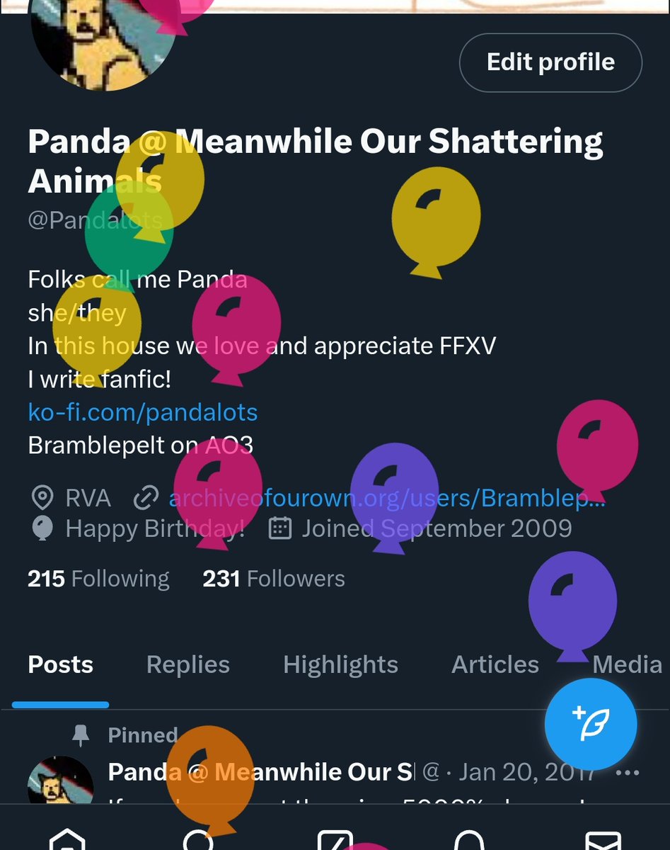 Balloon day. At least this isn't a premium feature yet