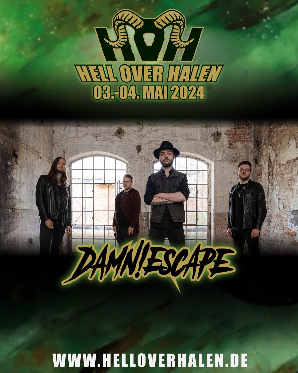 helloverhalen's tweet photo. Noch 19 Tage, dann eröffnen Damn!Escape am 3. Mai die Hölle über Halen 🤘 #damnescape #helloverhalen #metal #hardrock #festival #Mai #Openair https://t.co/6R1nIUnlrq