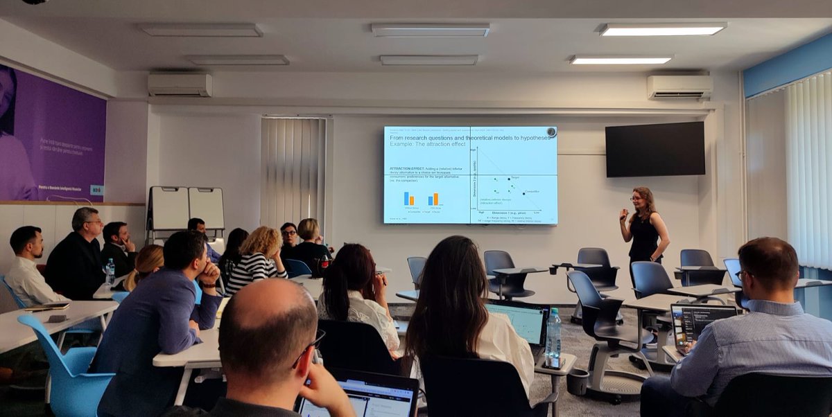 Two-day pre-conference workshop at the #15th edition of the international conference "Marketing - from information to decision" in Cluj-Napoca. Thank you, Susanne Adler (<a href="/_s_adler_/">Susanne Adler</a>, LMU Munich) for the knowledge transfer and great insights on experimental research!