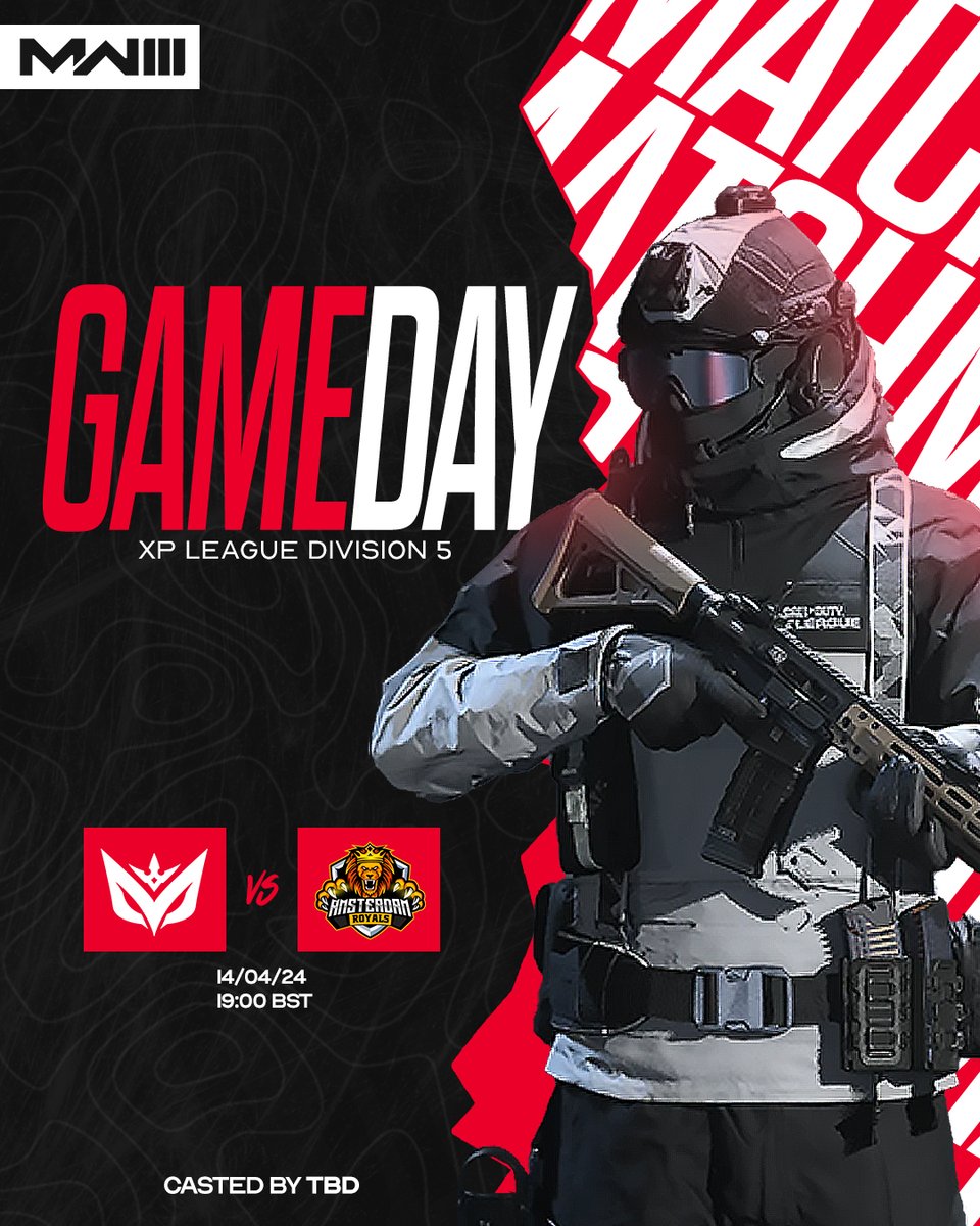 🔥 GAMEDAY 🔥 🥊 Macta Eclipse 🆚 @AmsterdamRoyals Assasins 🕗 TODAY 19:00 BST 🎮@XP_Europe Division 5 📹 CASTER TBD Roster: ► @CallumDoswell ► @Regrob_ ► @TiceThom ► @Manton95 #RiseOfMacta #MactaGaming