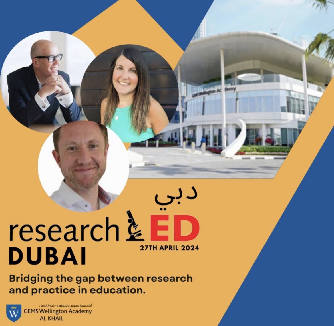 Not long now till ResearchED Dubai! My session is titled Coherence, not consistency | Developing shared teaching approaches. Still time to buy tickets here: eventbrite.co.uk/e/researched-d…