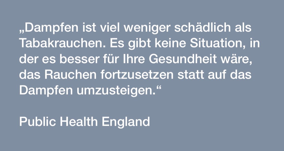 @Karl_Lauterbach @BMG_Bund Einfach die #Ezigarette nicht bekämpfen, sondern Rauchern empfehlen zur Erreichung des Rauchstopps. Dann sinkt einer der größten Risiken für Herz-Kreislauf-Erkrankungen.
Noch mehr Bürokratie ist unnötig.
#harmreduction